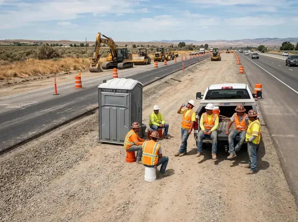 highway-road-construction-crew-007 — frequently asked questions, Porta Potty and Restroom Rentals in Roswell, GA